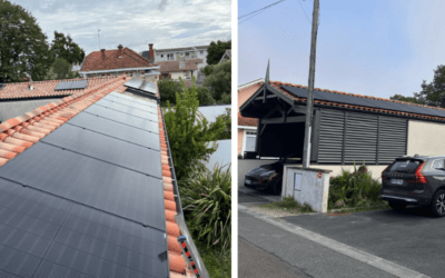 Installation de 18 panneaux photovoltaïques près de Bordeaux ☀️☀️☀️